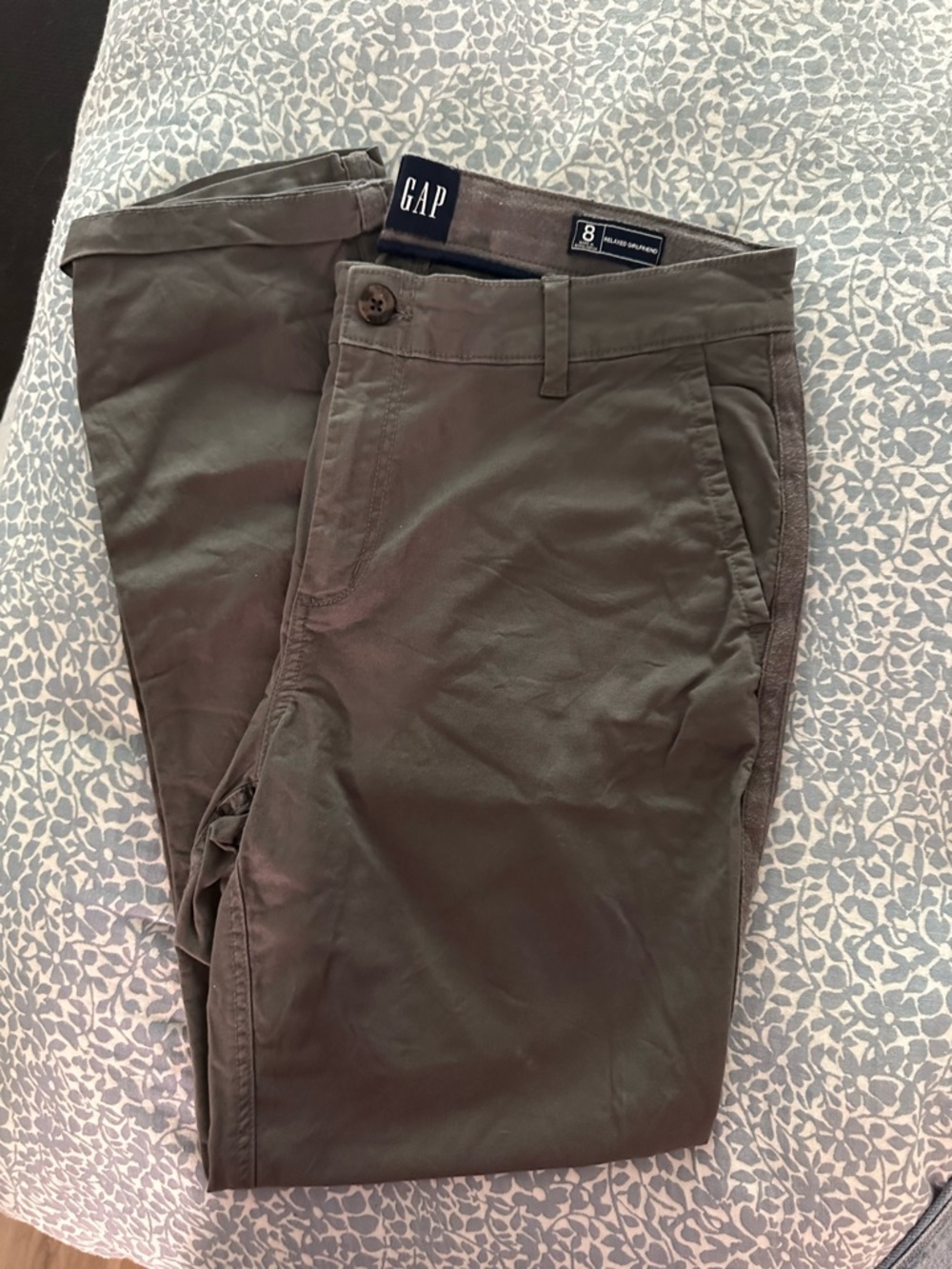 Grey gap relaxed girlfriend pants